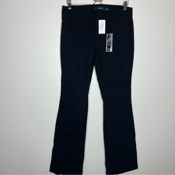 NWT Torrid The Noir Pant Collection Black Slim Flare Pants Size 12 - Picture 2 of 7